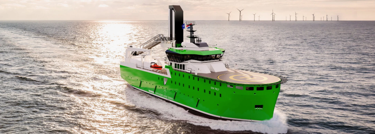 DAMEN, Damen's Offshore Wind;  Damen to introduce fully electric Service Operati...