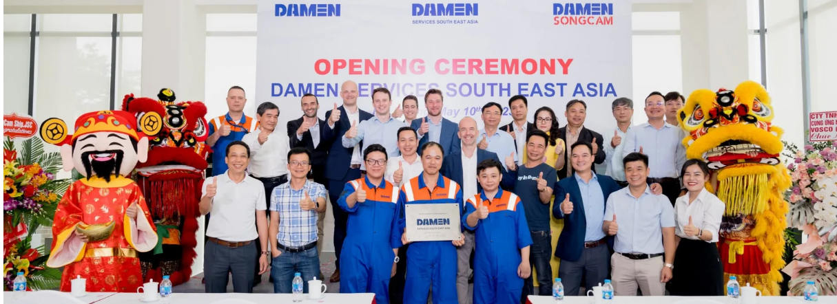 DAMEN, Damen Service Hubs: thinking globally, acting locally