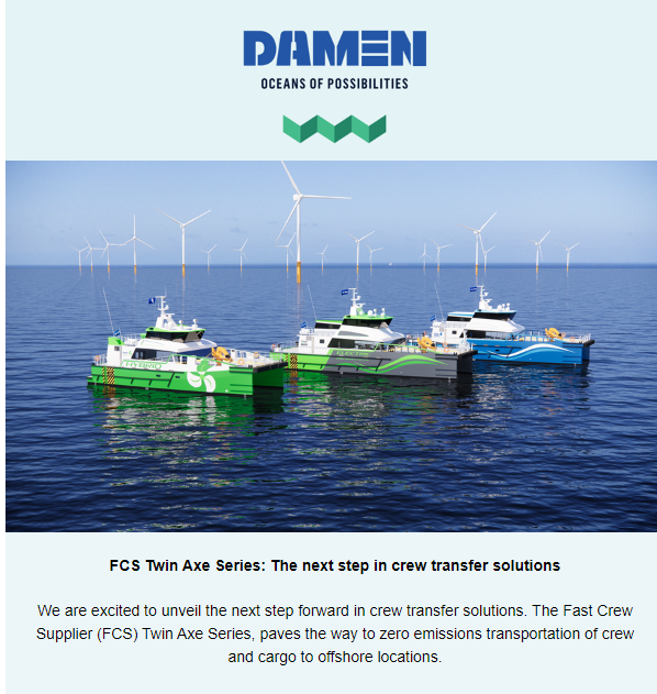 EVENT, Visit DAMEN booth at Seawork 2024!