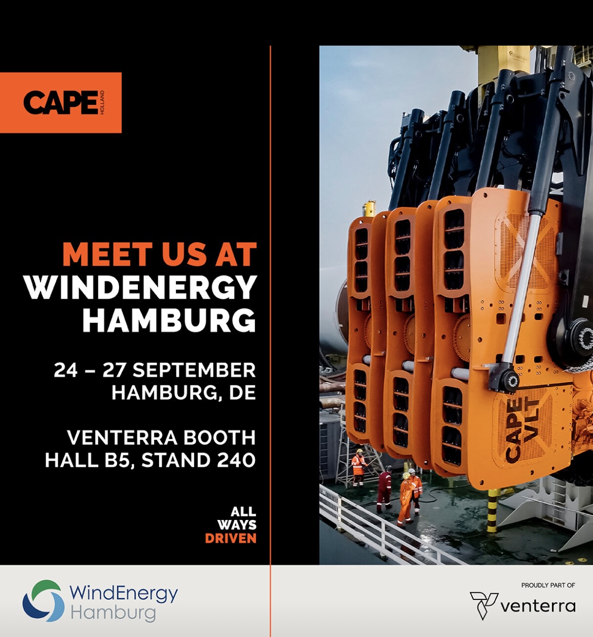 CAPE Holland in Wind Energy Hamburg 2024!