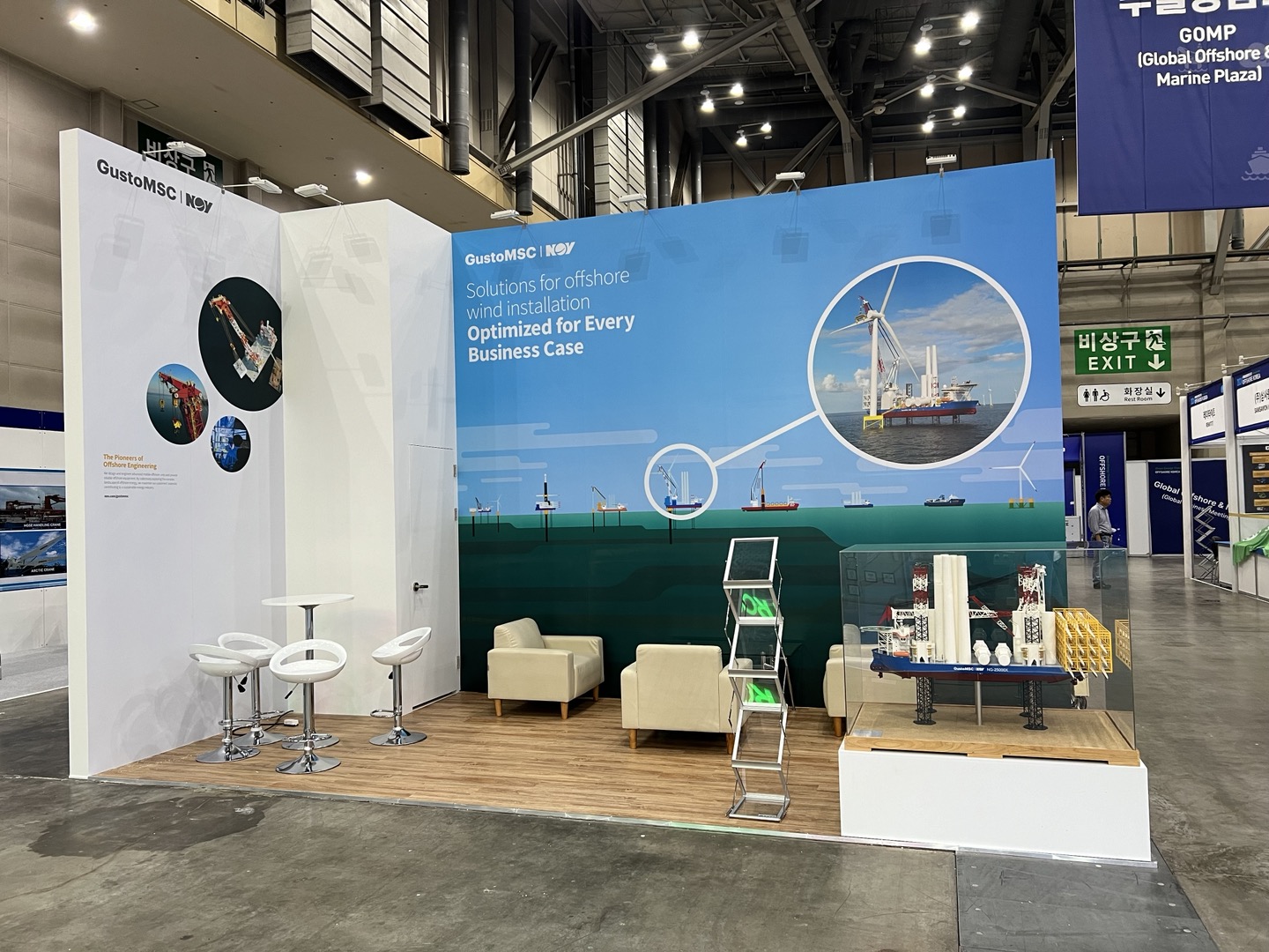 the booth of Offshore Korea is ready! Oct 16-18 2024 Bexco, Busan
