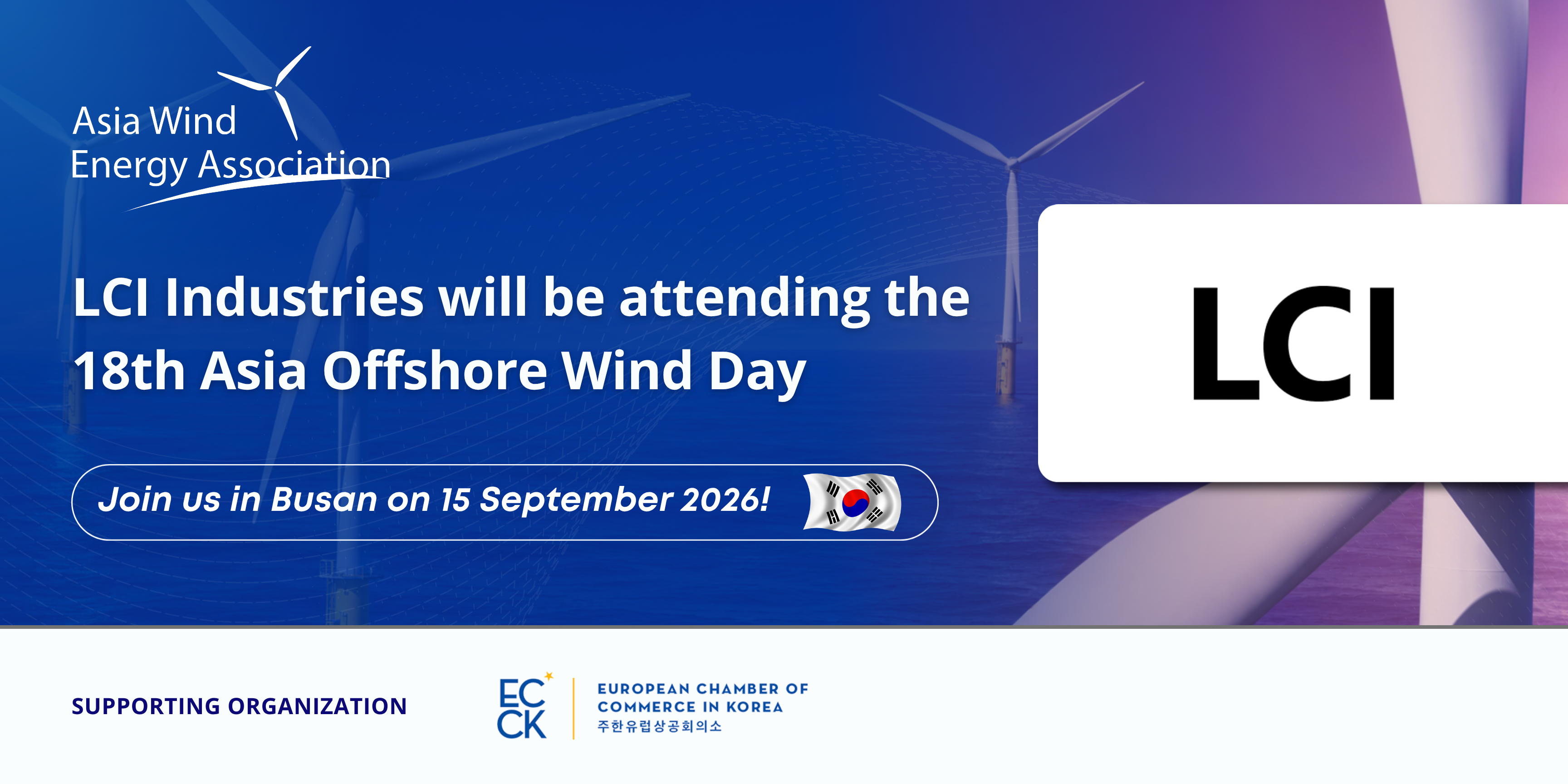 the Asia Offshore Wind Day in Westin Josun in Busan